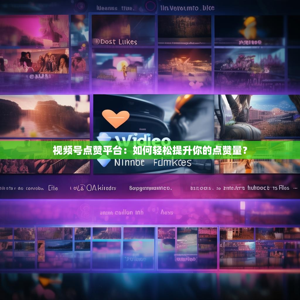 视频号点赞平台：如何轻松提升你的点赞量？
