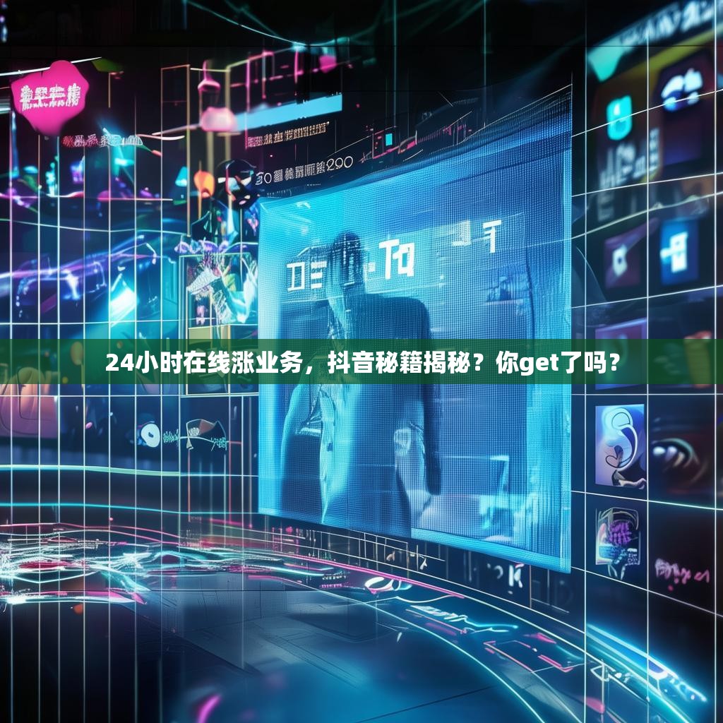 24小时在线涨业务，抖音秘籍揭秘？你get了吗？