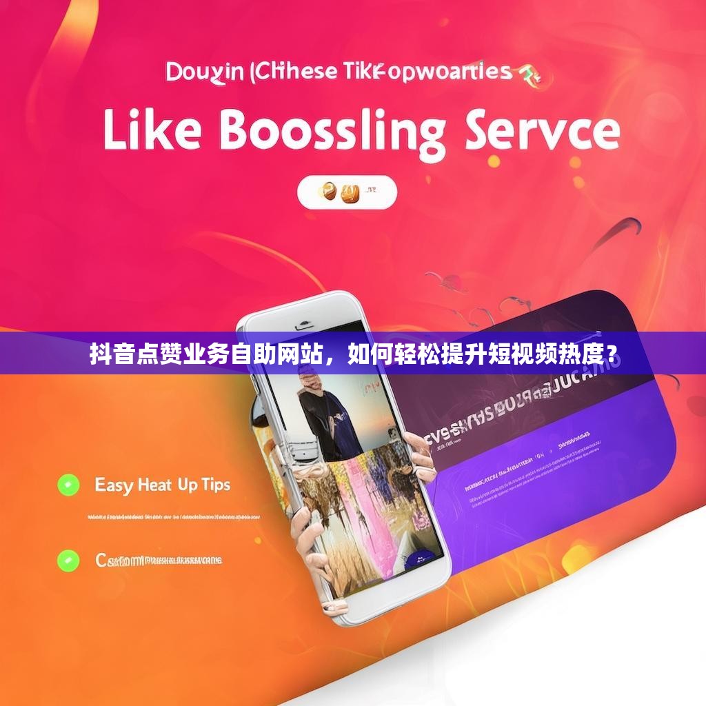 抖音点赞业务自助网站，如何轻松提升短视频热度？