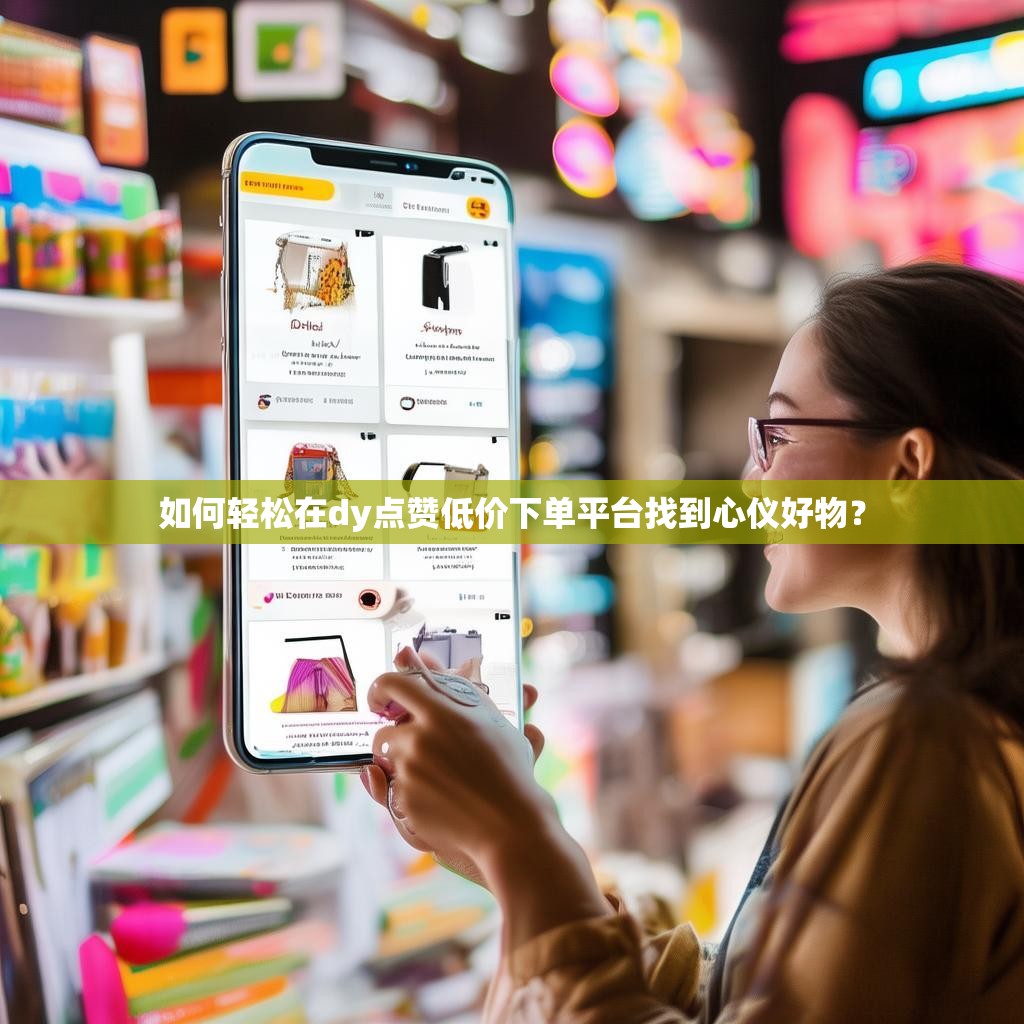 如何轻松在dy点赞低价下单平台找到心仪好物? 如何轻松在dy点赞低价下单平台找到心仪好物?