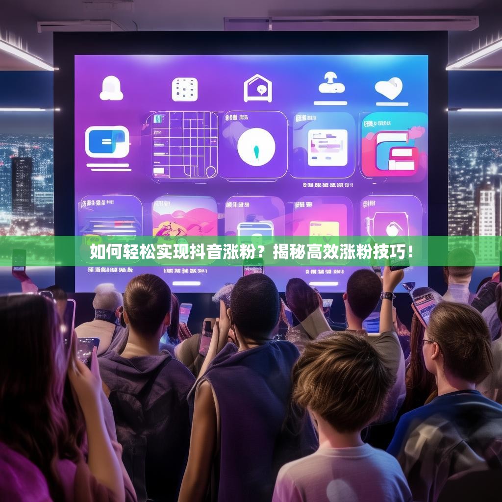 如何轻松实现抖音涨粉？揭秘高效涨粉技巧！