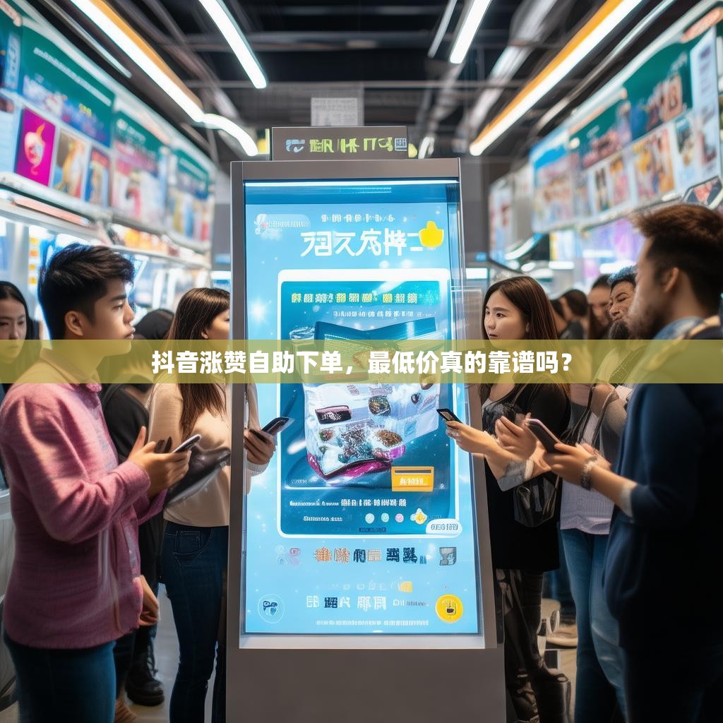 抖音涨赞自助下单，最低价真的靠谱吗？