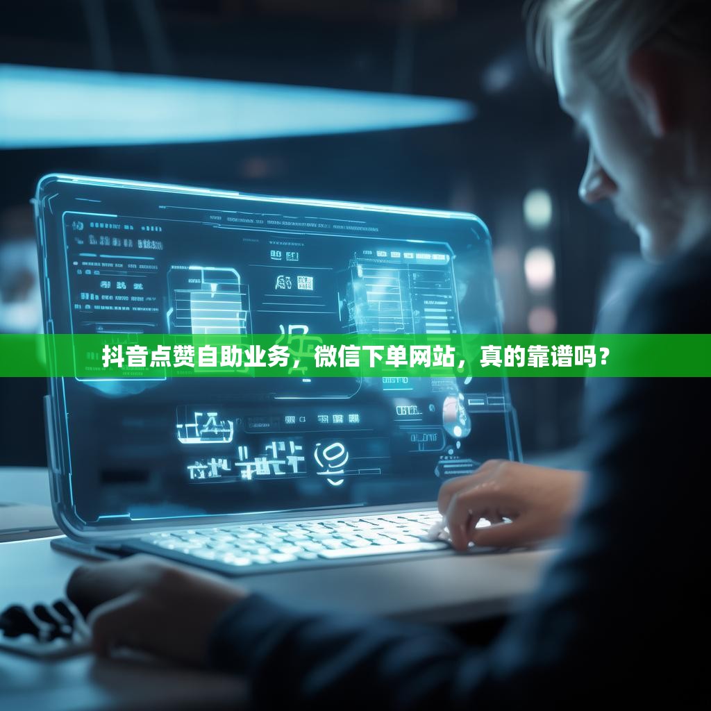 抖音点赞自助业务，微信下单网站，真的靠谱吗？