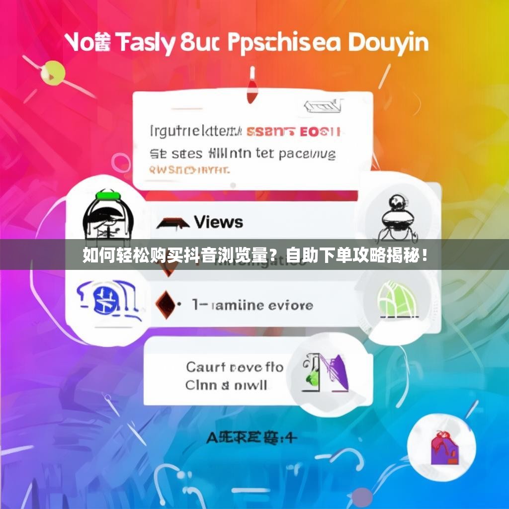 如何轻松购买抖音浏览量?自助下单攻略揭秘! 如何轻松购买抖音浏览量?自助下单攻略揭秘!
