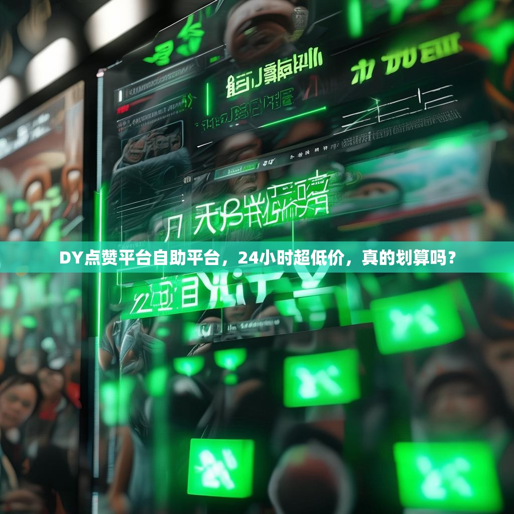 DY点赞平台自助平台，24小时超低价，真的划算吗？