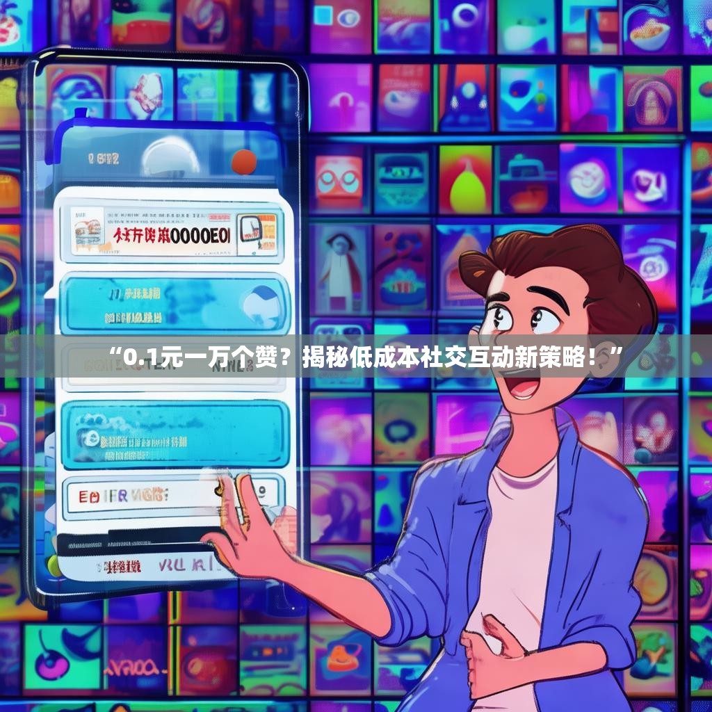 “0.1元一万个赞?揭秘低成本社交互动新策略!” “0.1元一万个赞?揭秘低成本社交互动新策略!”