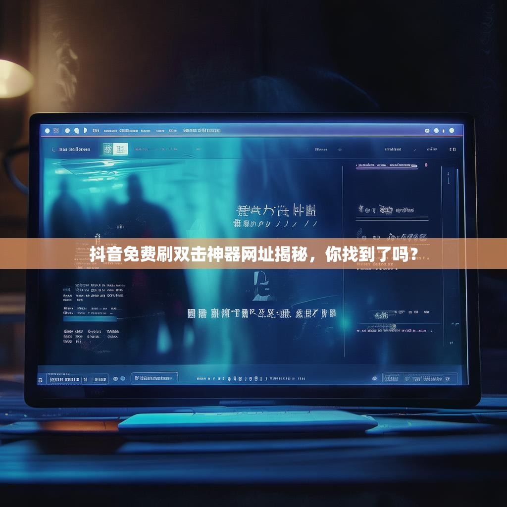 抖音免费刷双击神器网址揭秘，你找到了吗？