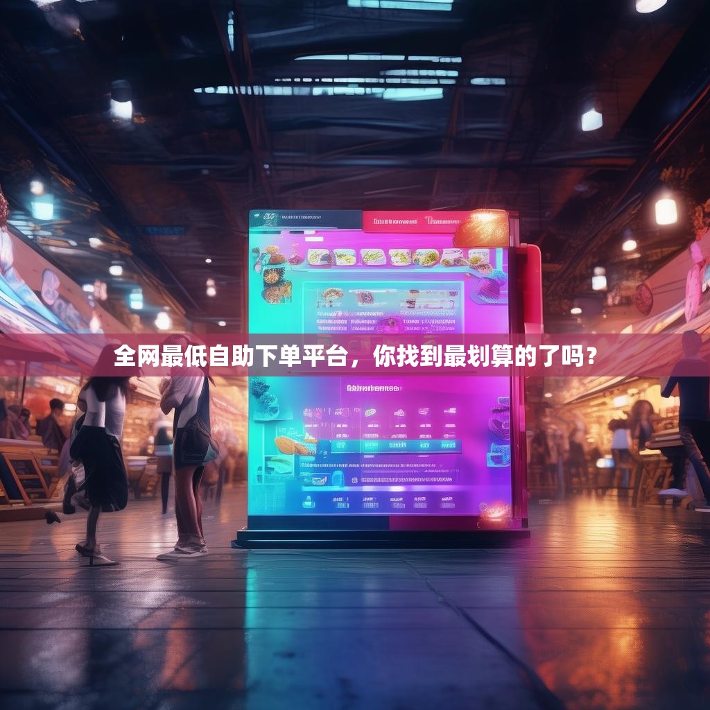 全网最低自助下单平台，你找到最划算的了吗？