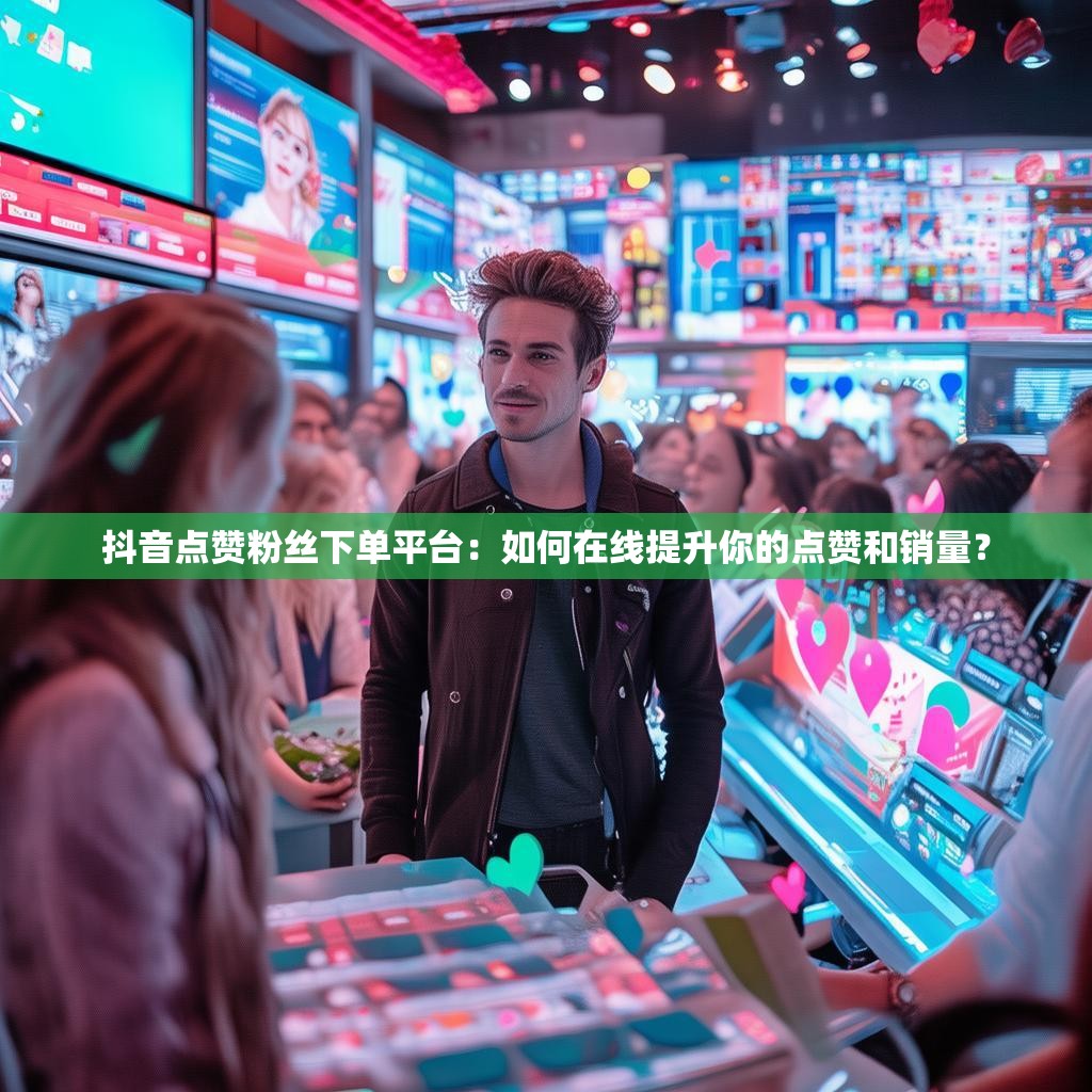 抖音点赞粉丝下单平台：如何在线提升你的点赞和销量？