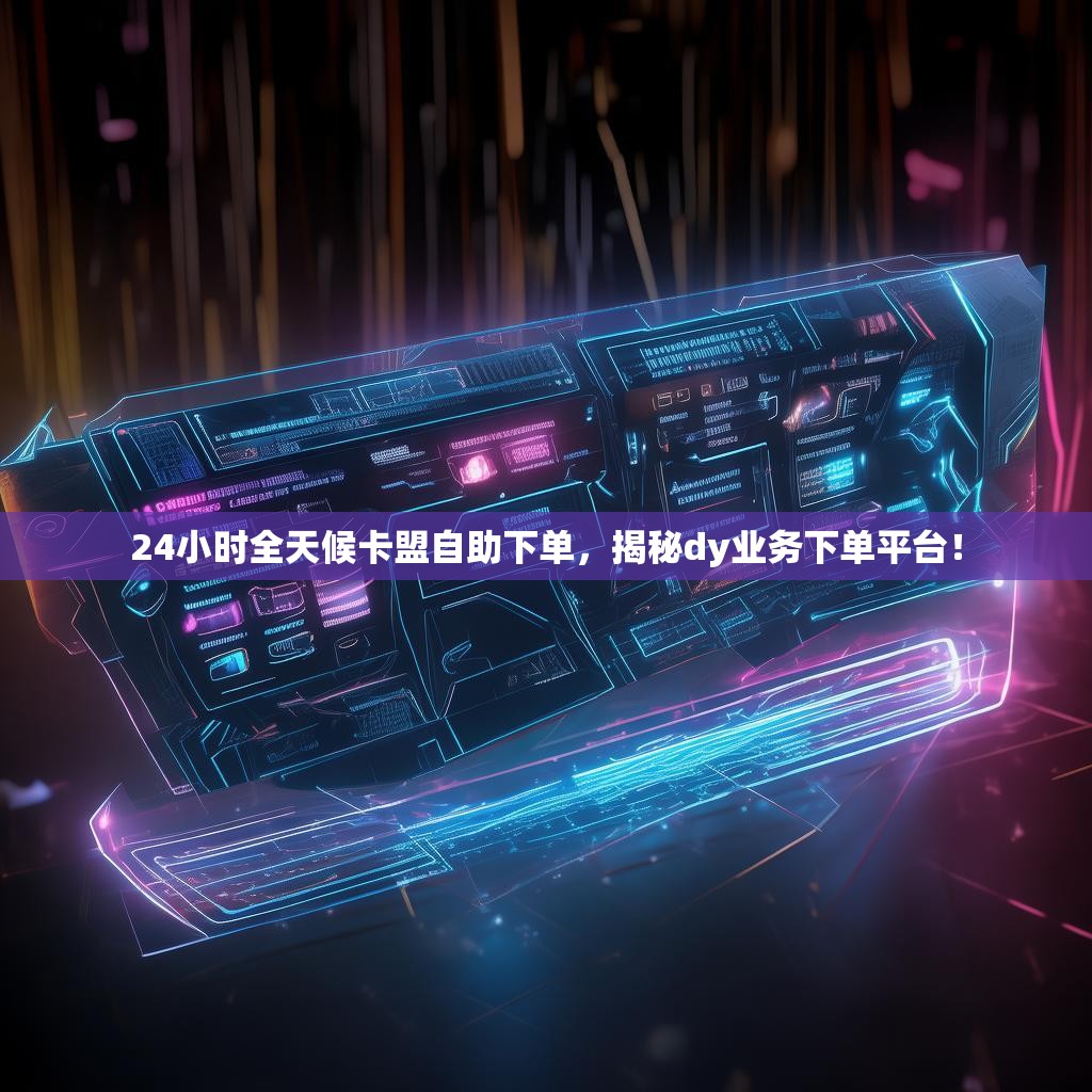 24小时全天候卡盟自助下单，揭秘dy业务下单平台！