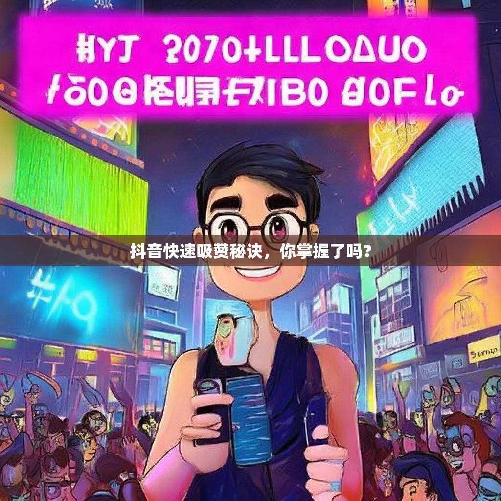 抖音快速吸赞秘诀，你掌握了吗？