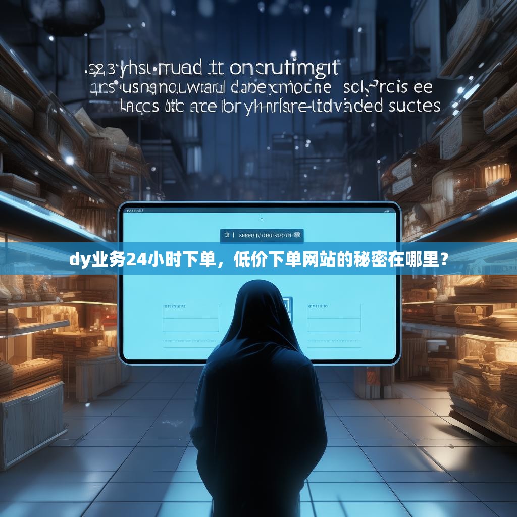 dy业务24小时下单，低价下单网站的秘密在哪里？
