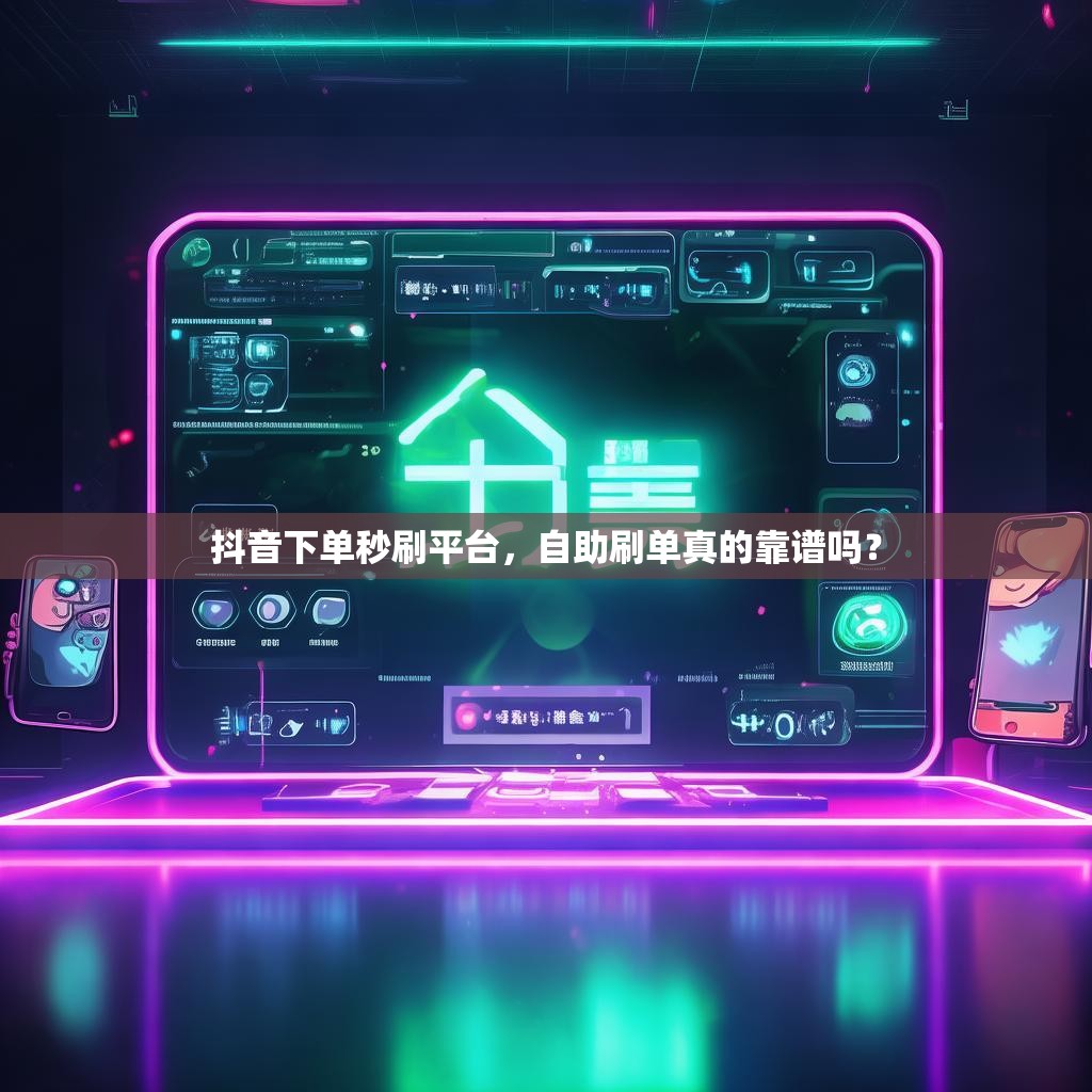 抖音下单秒刷平台，自助刷单真的靠谱吗？