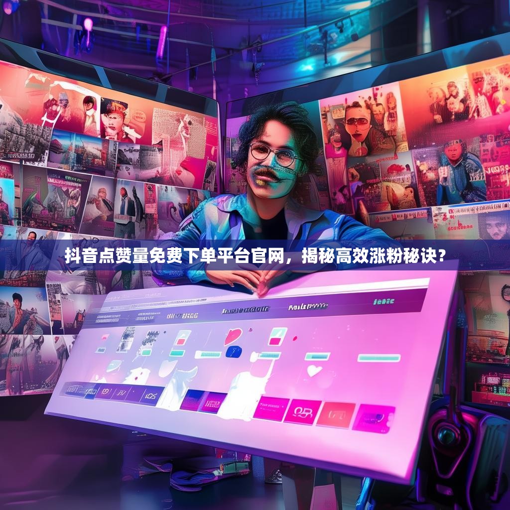 抖音点赞量免费下单平台官网，揭秘高效涨粉秘诀？