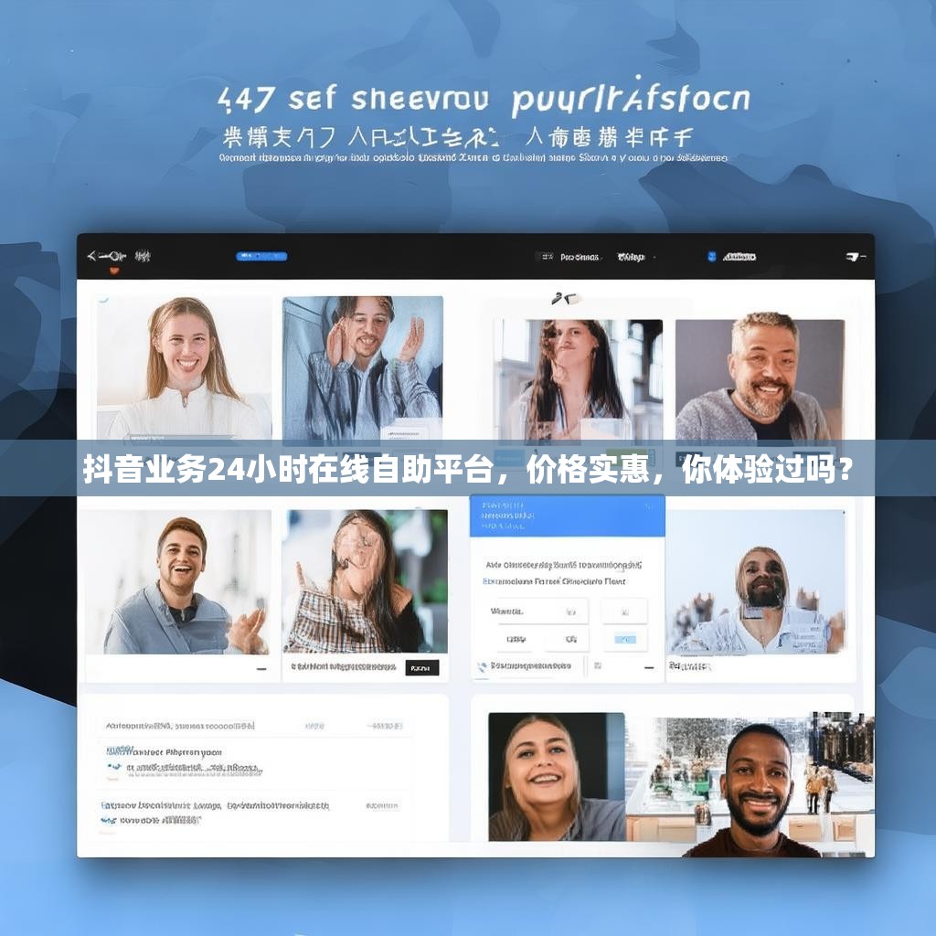 抖音业务24小时在线自助平台,价格实惠,你体验过吗? 抖音业务24小时在线自助平台,价格实惠,你体验过吗?