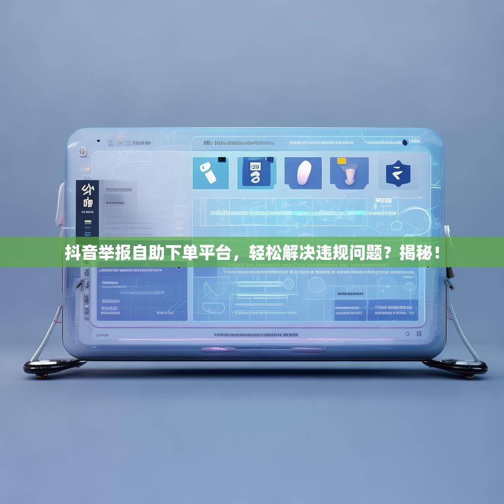 抖音举报自助下单平台，轻松解决违规问题？揭秘！