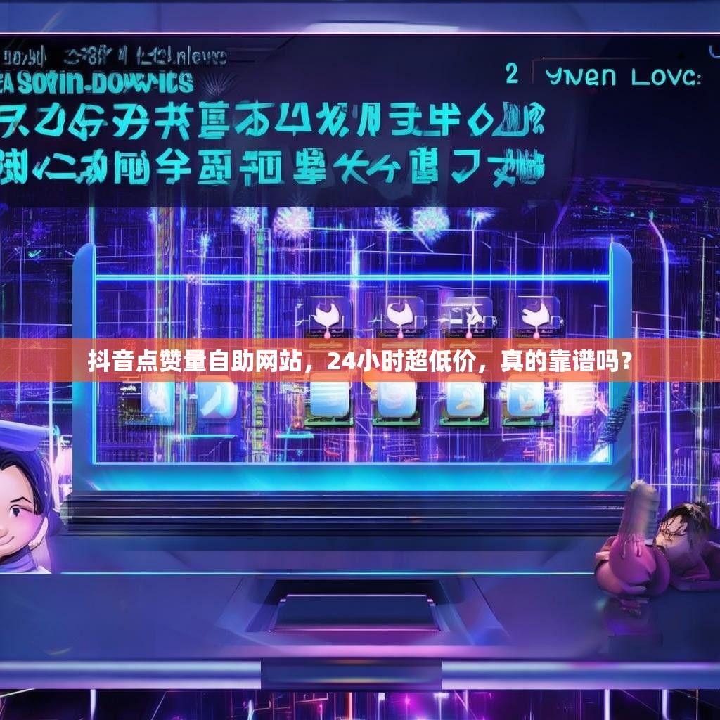 抖音点赞量自助网站，24小时超低价，真的靠谱吗？