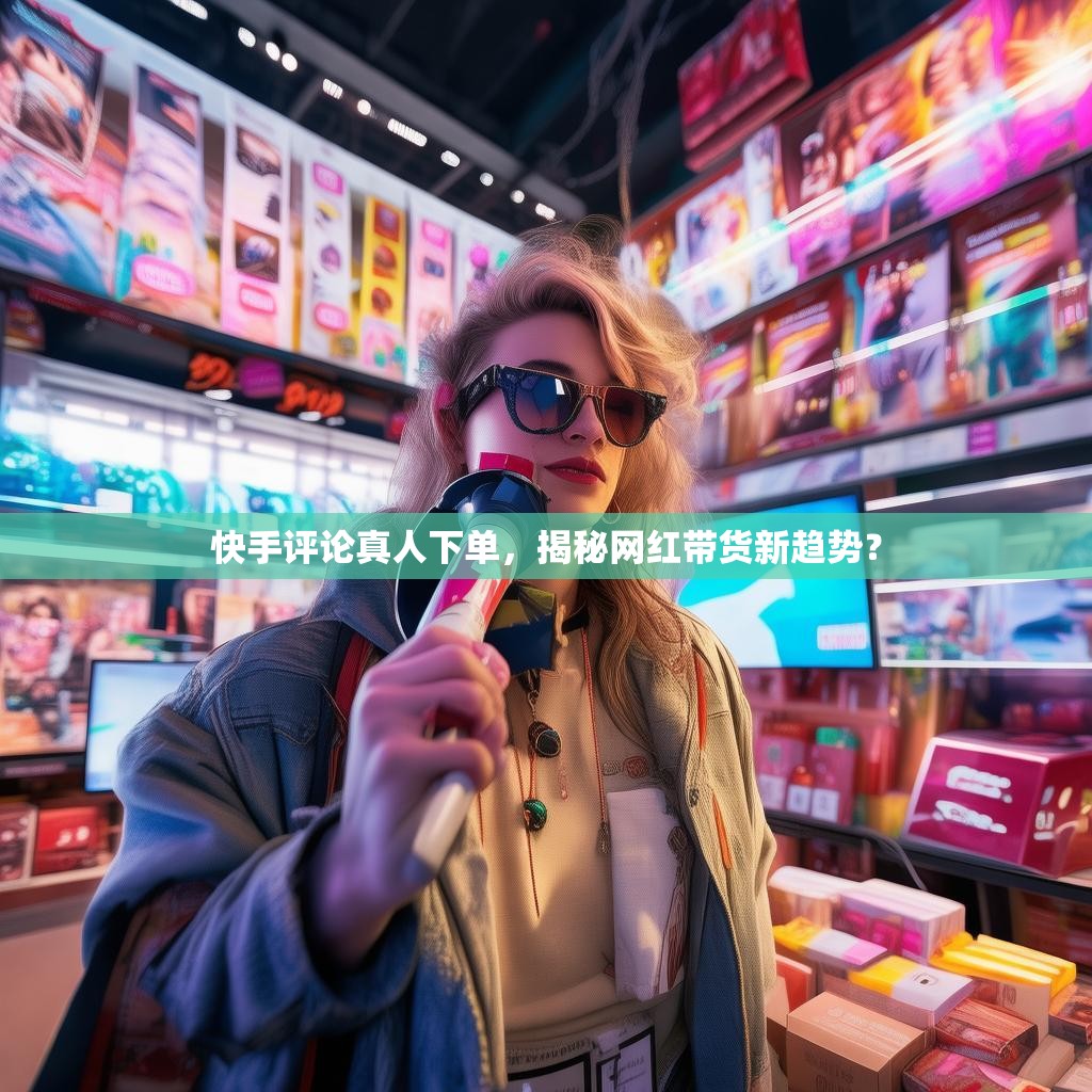 快手评论真人下单，揭秘网红带货新趋势？