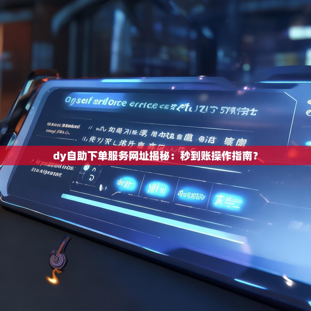 dy自助下单服务网址揭秘：秒到账操作指南？