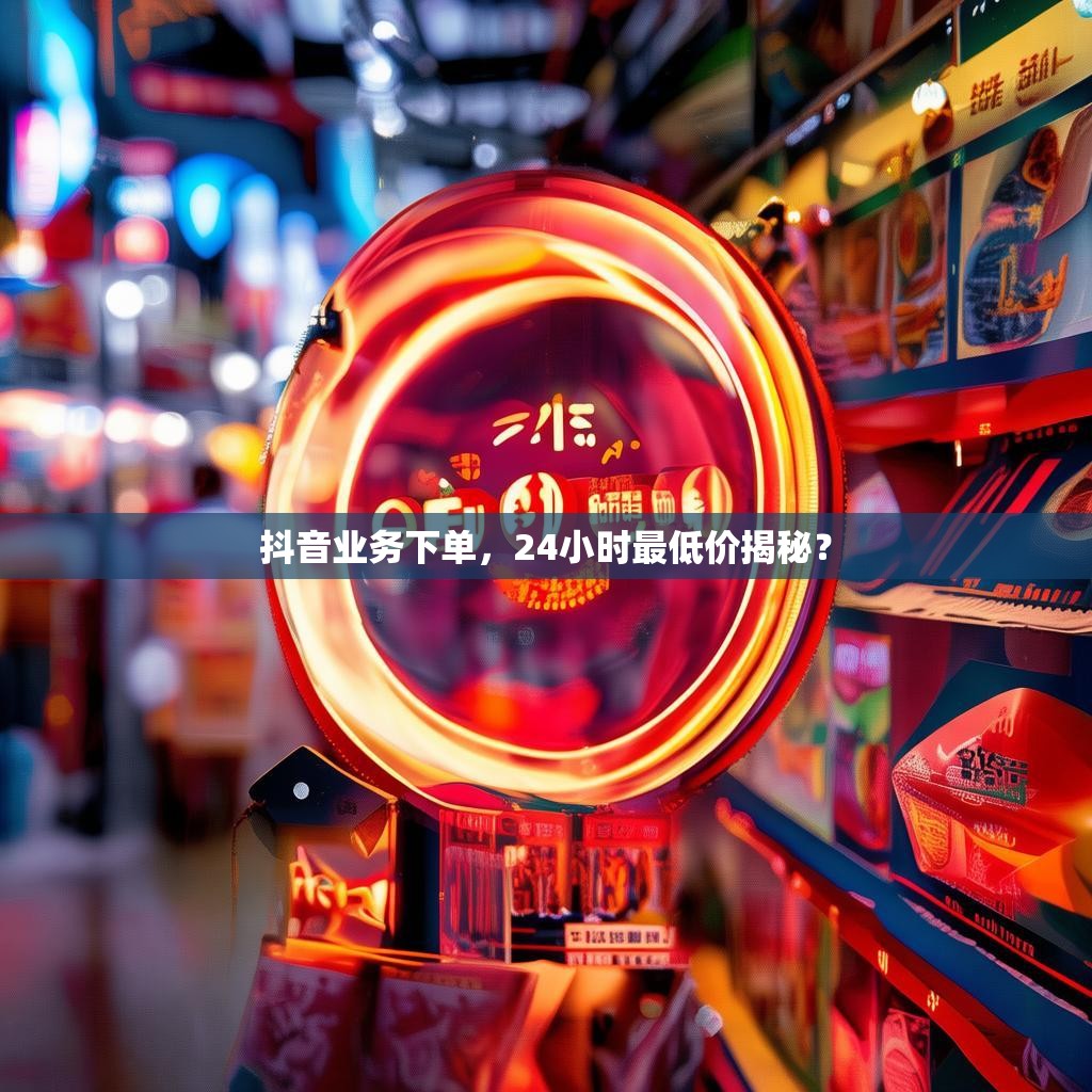 抖音业务下单，24小时最低价揭秘？