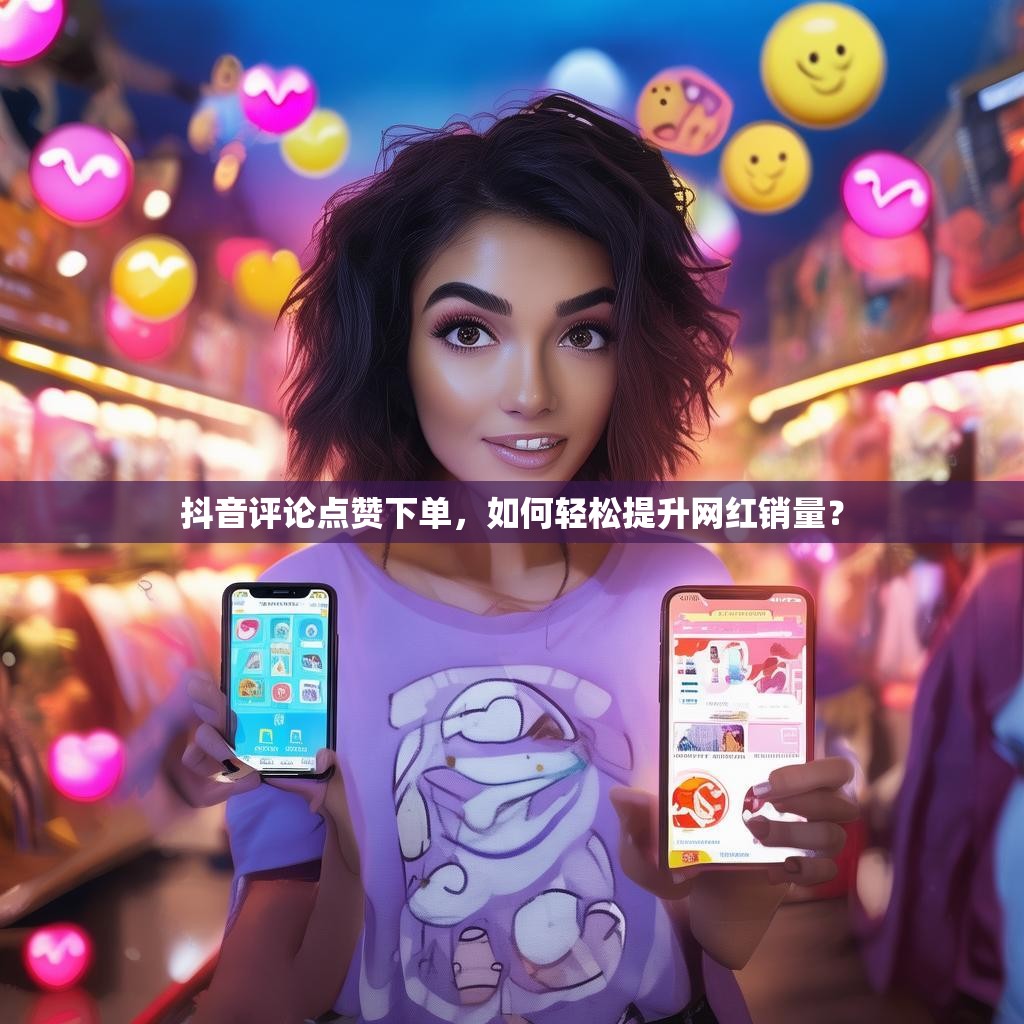 抖音评论点赞下单，如何轻松提升网红销量？