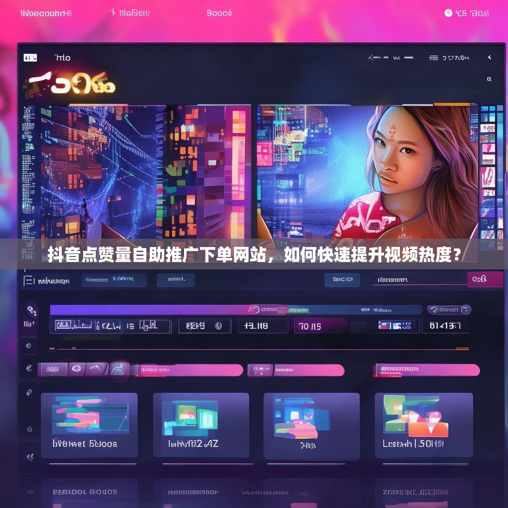 抖音点赞量自助推广下单网站，如何快速提升视频热度？
