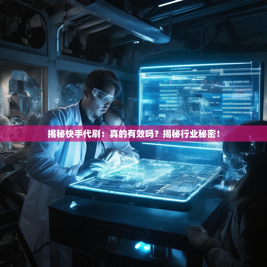 揭秘快手代刷：真的有效吗？揭秘行业秘密！
