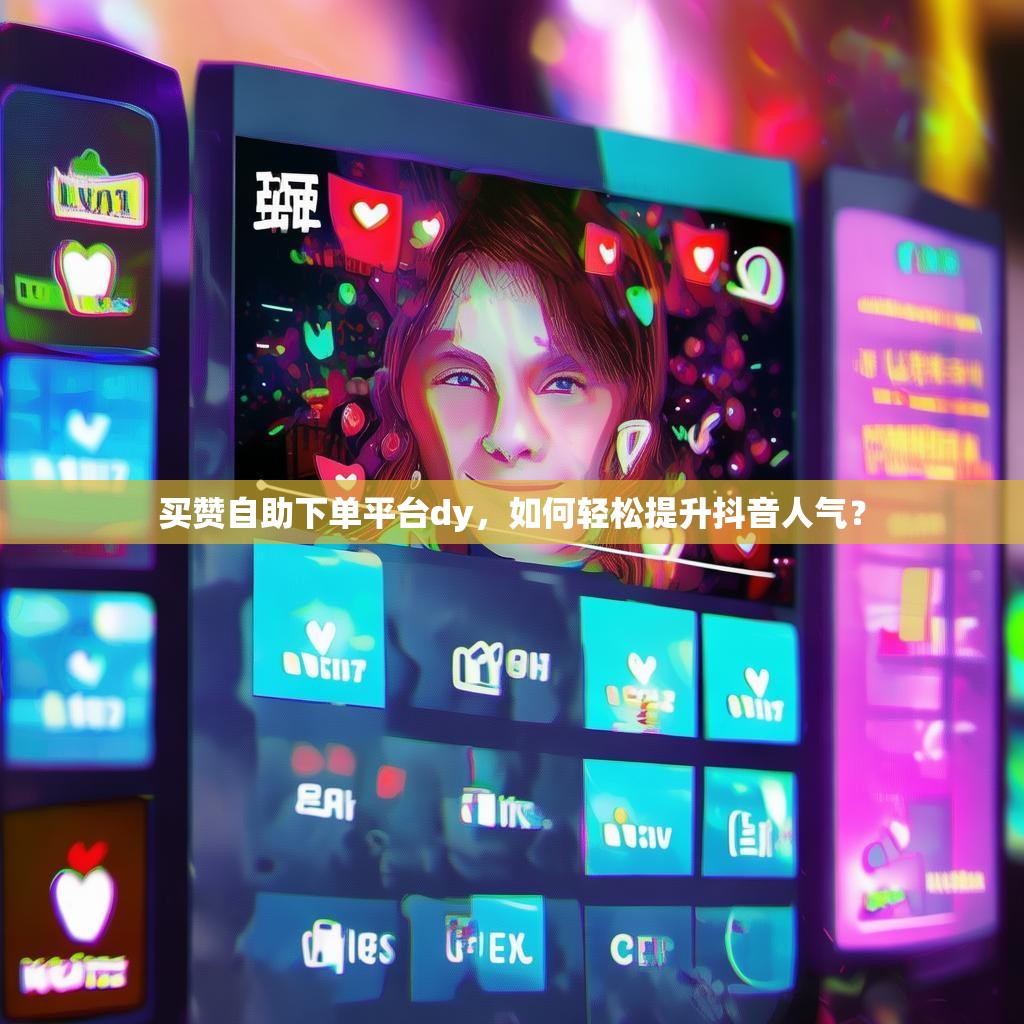 买赞自助下单平台dy，如何轻松提升抖音人气？