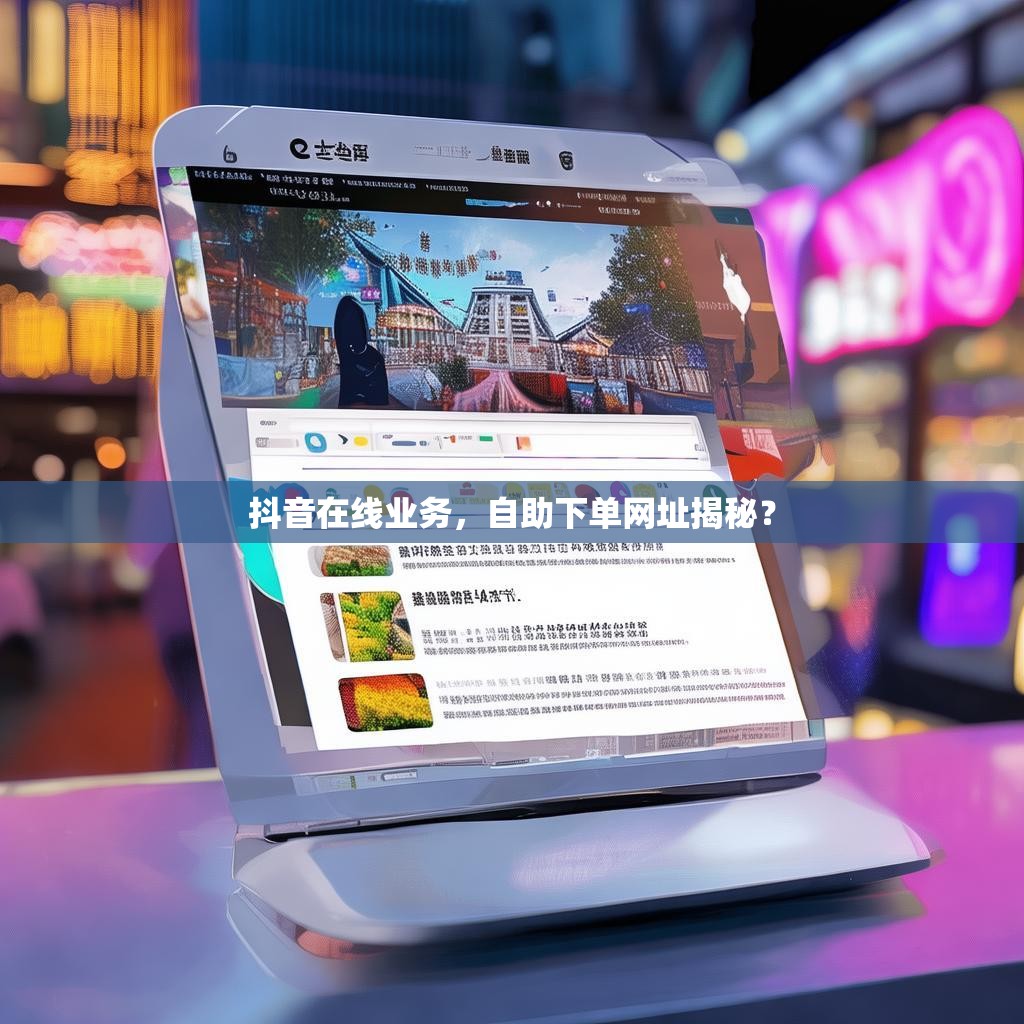 抖音在线业务，自助下单网址揭秘？