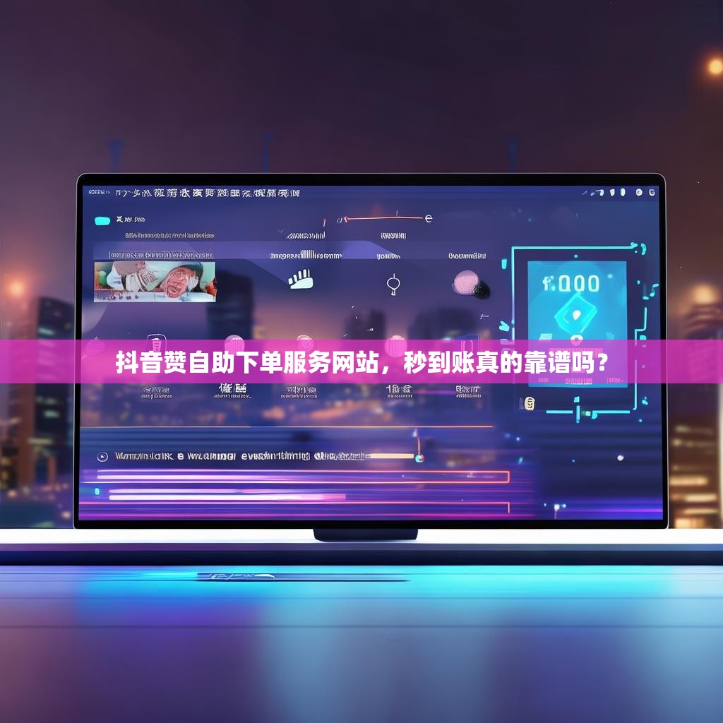 抖音赞自助下单服务网站，秒到账真的靠谱吗？