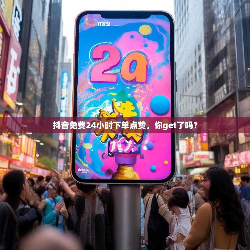 抖音免费24小时下单点赞，你get了吗？