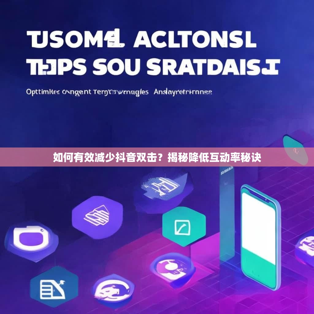 如何有效减少抖音双击？揭秘降低互动率秘诀