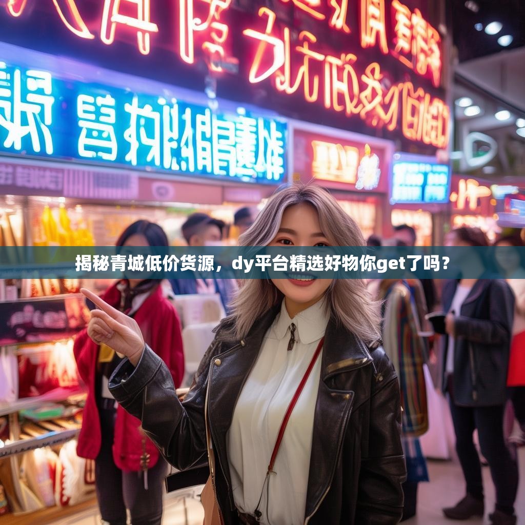 揭秘青城低价货源，dy平台精选好物你get了吗？