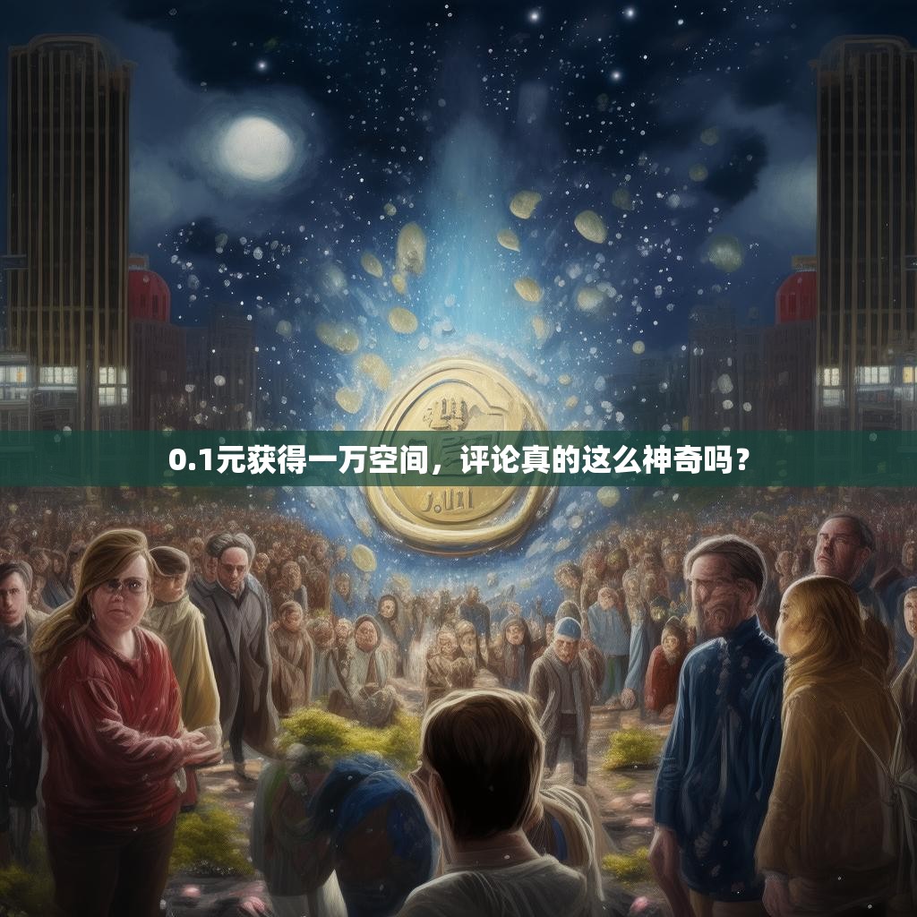 0.1元获得一万空间，评论真的这么神奇吗？