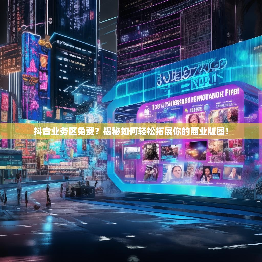 抖音业务区免费？揭秘如何轻松拓展你的商业版图！