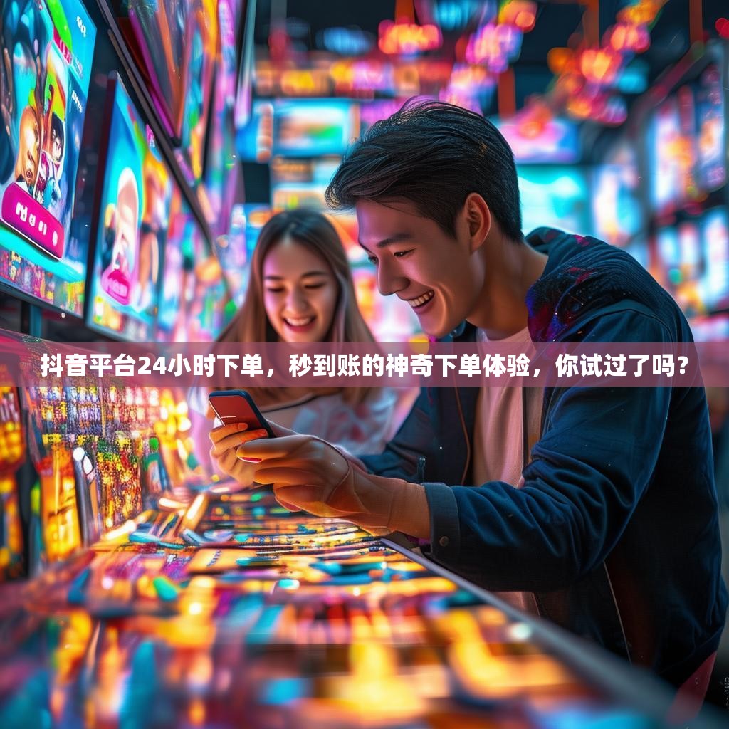 抖音平台24小时下单，秒到账的神奇下单体验，你试过了吗？