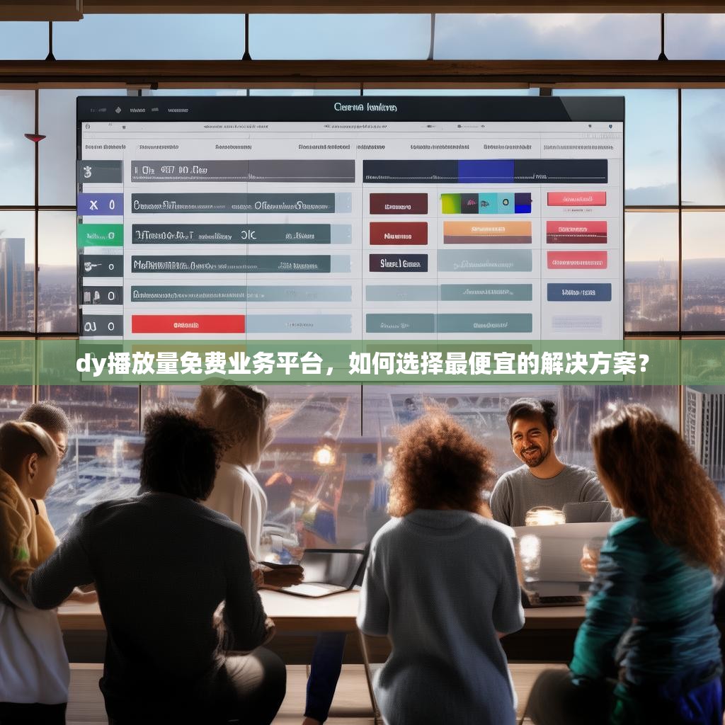 dy播放量免费业务平台，如何选择最便宜的解决方案？