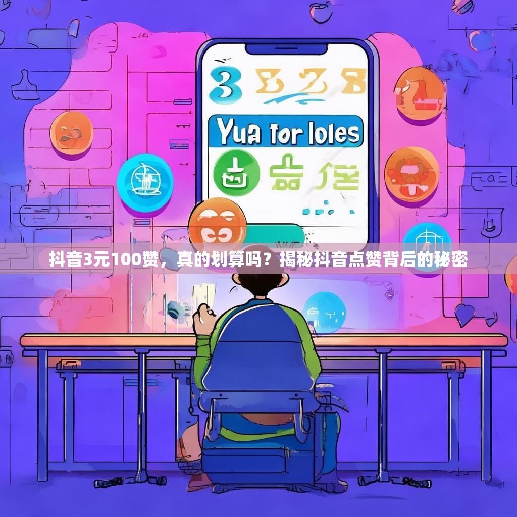 抖音3元100赞，真的划算吗？揭秘抖音点赞背后的秘密