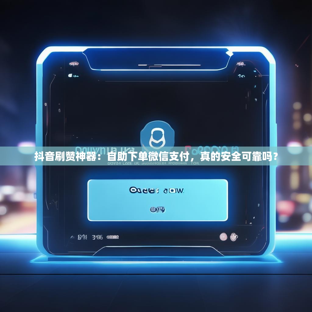 抖音刷赞神器：自助下单微信支付，真的安全可靠吗？