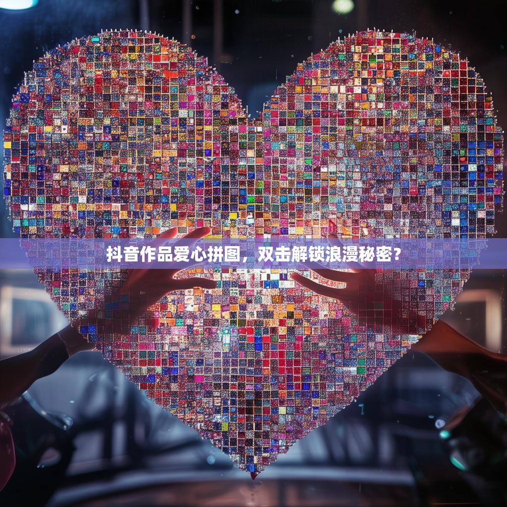 抖音作品爱心拼图，双击解锁浪漫秘密？