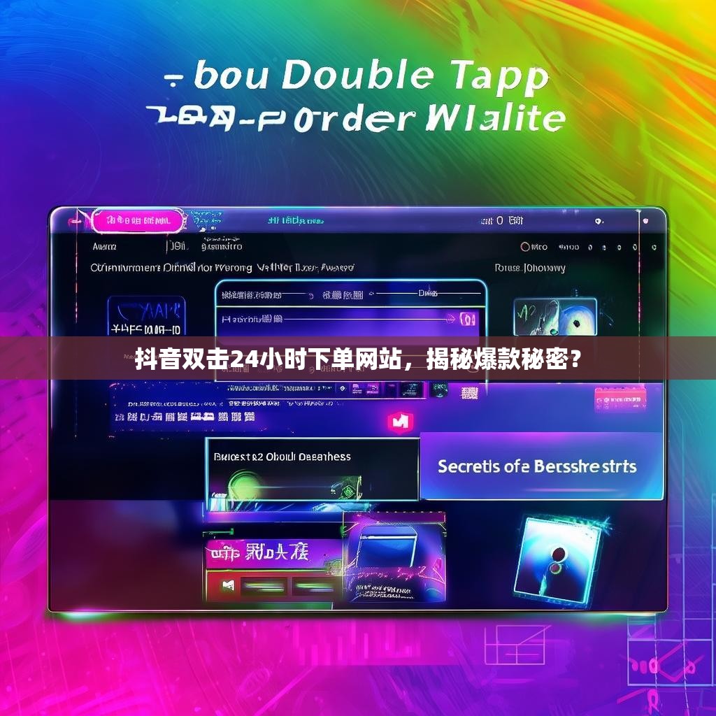 抖音双击24小时下单网站,揭秘爆款秘密? 抖音双击24小时下单网站,揭秘爆款秘密?