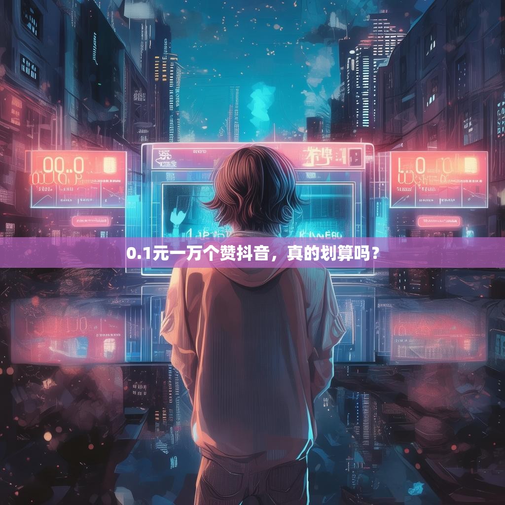0.1元一万个赞抖音，真的划算吗？