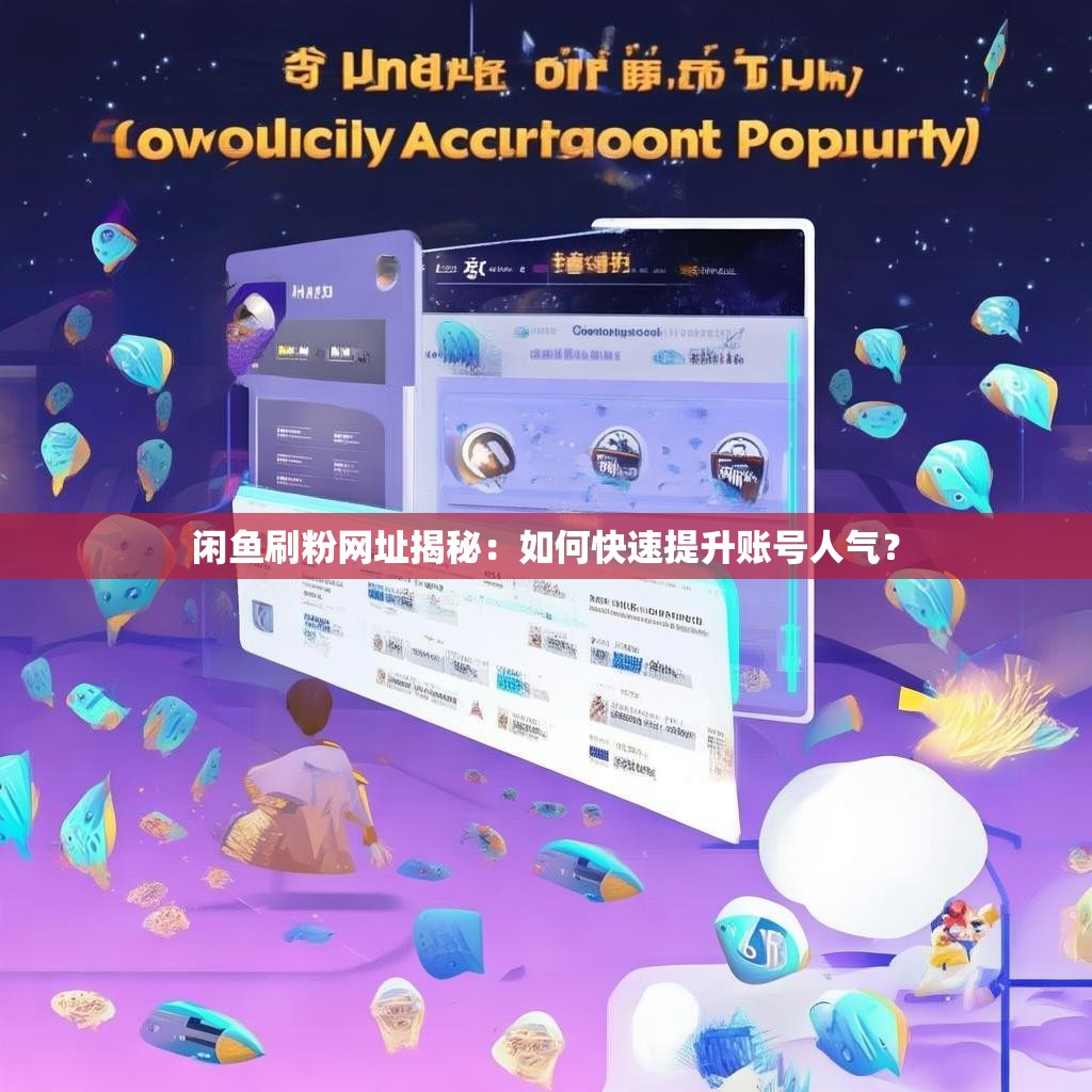 闲鱼刷粉网址揭秘：如何快速提升账号人气？