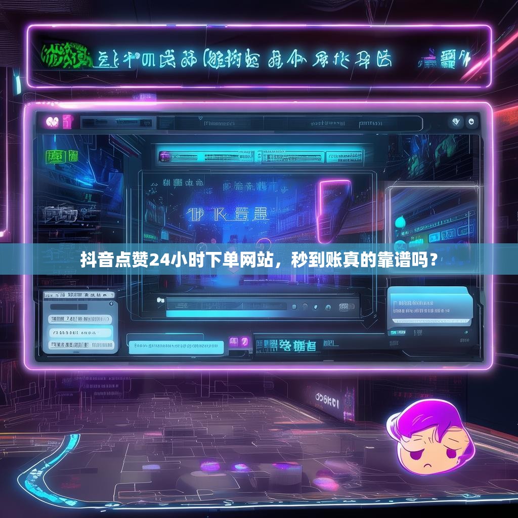 抖音点赞24小时下单网站，秒到账真的靠谱吗？