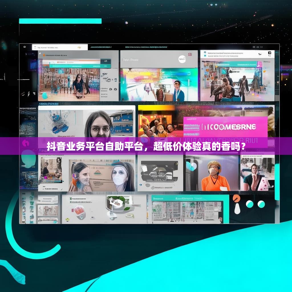 抖音业务平台自助平台，超低价体验真的香吗？