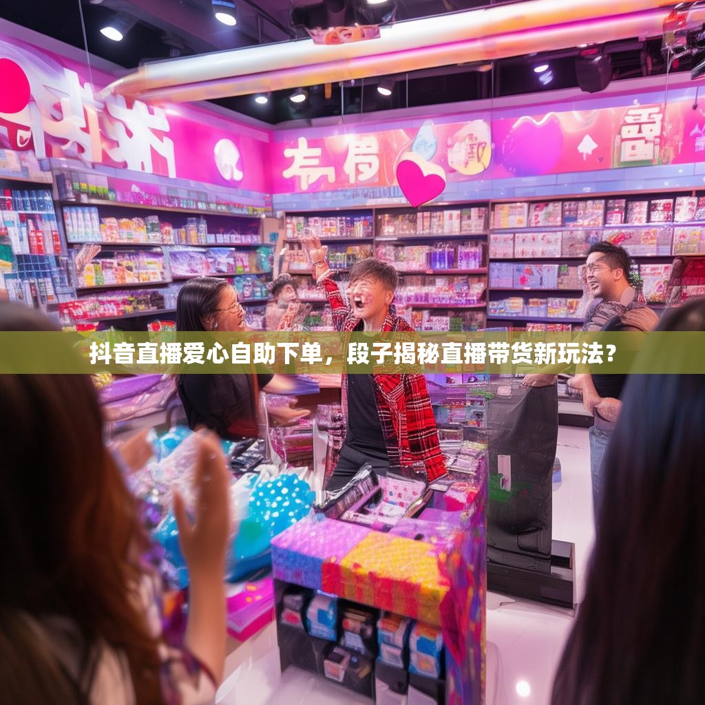 抖音直播爱心自助下单，段子揭秘直播带货新玩法？
