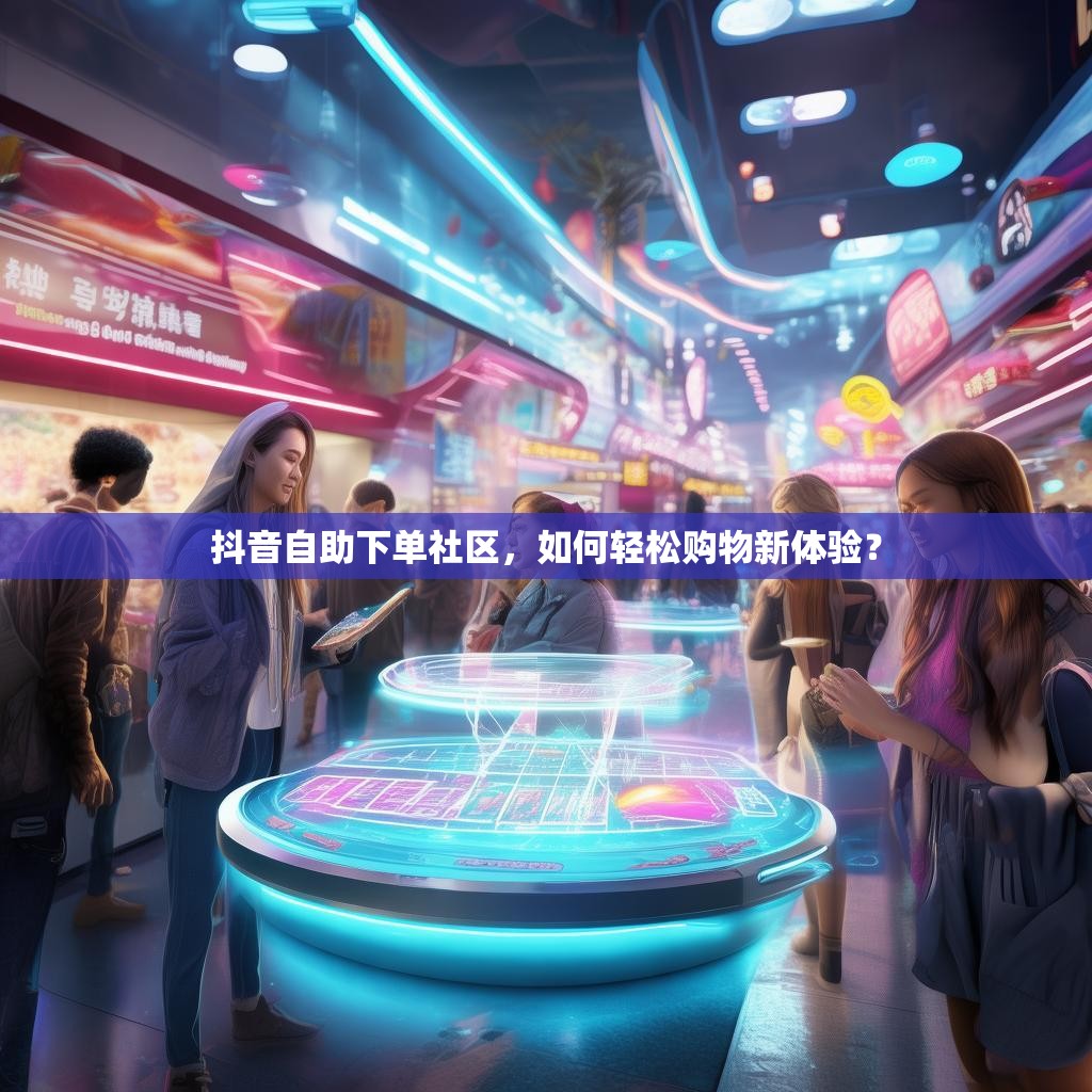 抖音自助下单社区，如何轻松购物新体验？