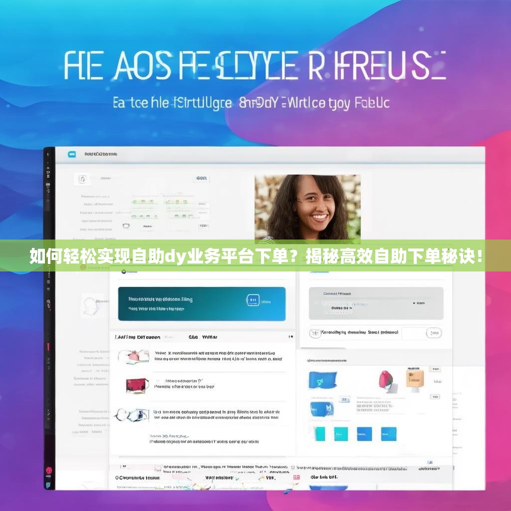 如何轻松实现自助dy业务平台下单?揭秘高效自助下单秘诀! 如何轻松实现自助dy业务平台下单?揭秘高效自助下单秘诀!