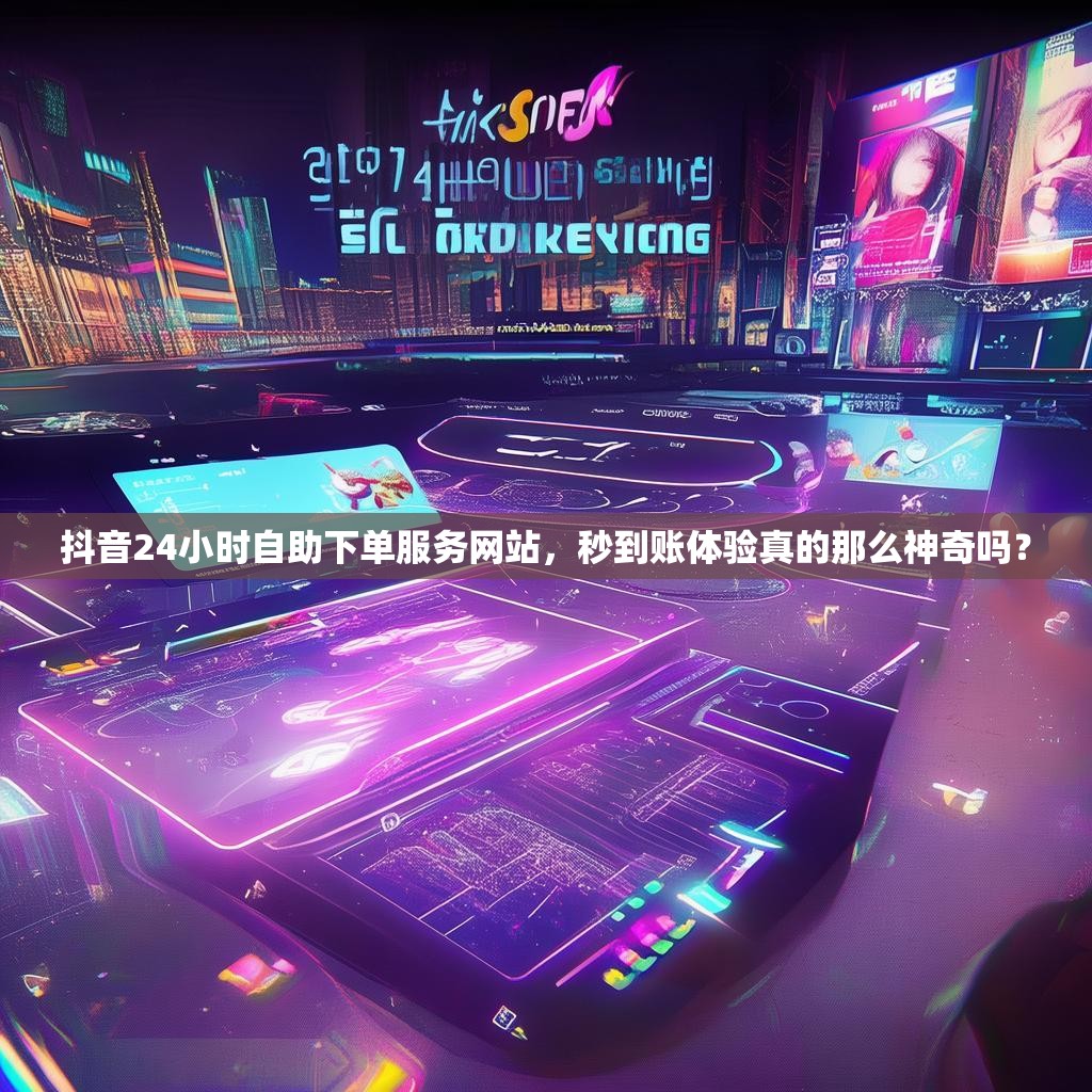 抖音24小时自助下单服务网站，秒到账体验真的那么神奇吗？