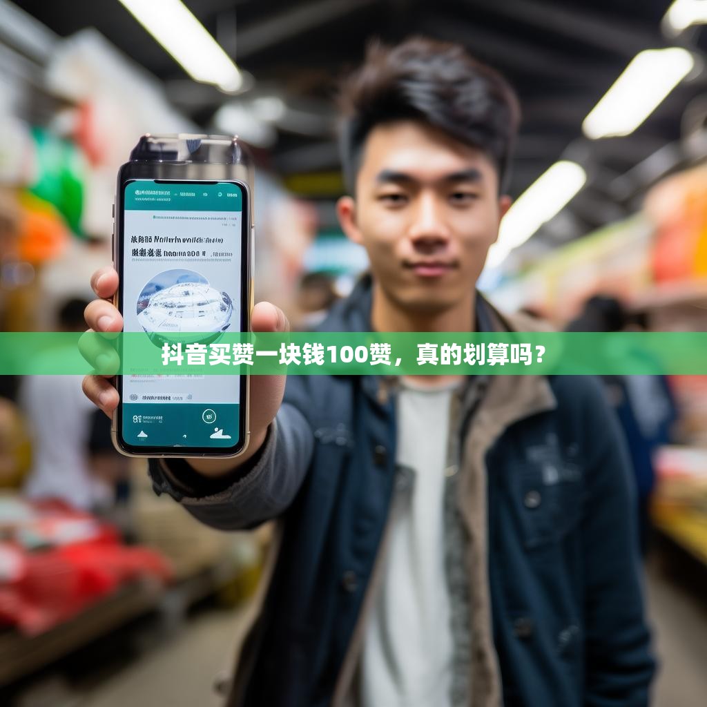 抖音买赞一块钱100赞，真的划算吗？